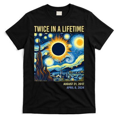Total Solar Eclipse 2024 Twice In A Lifetime T-Shirt