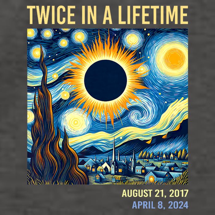 Total Solar Eclipse 2024 Twice In A Lifetime Vector Backpack