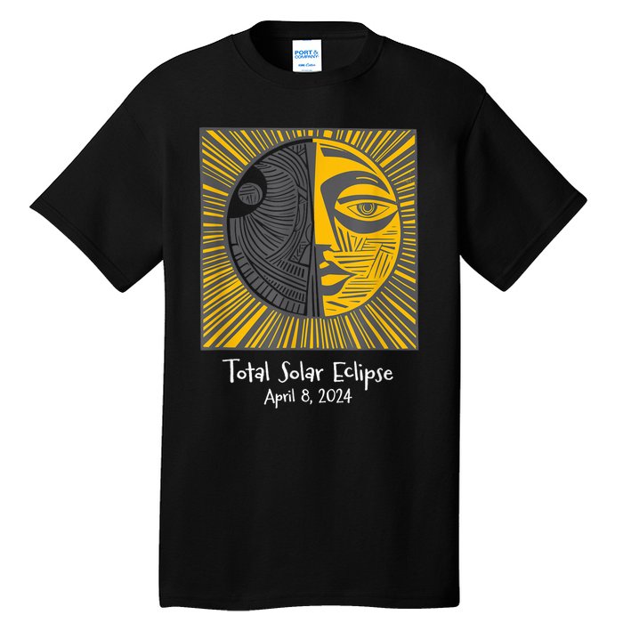 Total Solar Eclipse April 8 2024 Tall T-Shirt