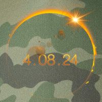 Total Solar Eclipse April 8 2024 Legacy Tie Dye Trucker Hat