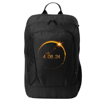 Total Solar Eclipse April 8 2024 City Backpack