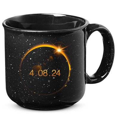Total Solar Eclipse April 8 2024 15oz Campfire Ceramic Mug