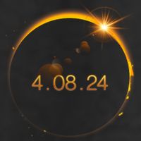 Total Solar Eclipse April 8 2024 12oz Stainless Steel Coffee Mug