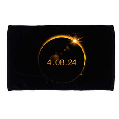 Total Solar Eclipse April 8 2024 Microfiber Hand Towel