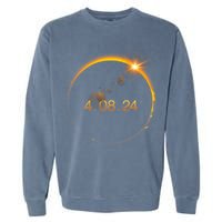 Total Solar Eclipse April 8 2024 Garment-Dyed Sweatshirt