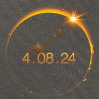 Total Solar Eclipse April 8 2024 Cotton Canvas Backpack