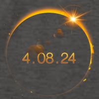 Total Solar Eclipse April 8 2024 Vector Backpack