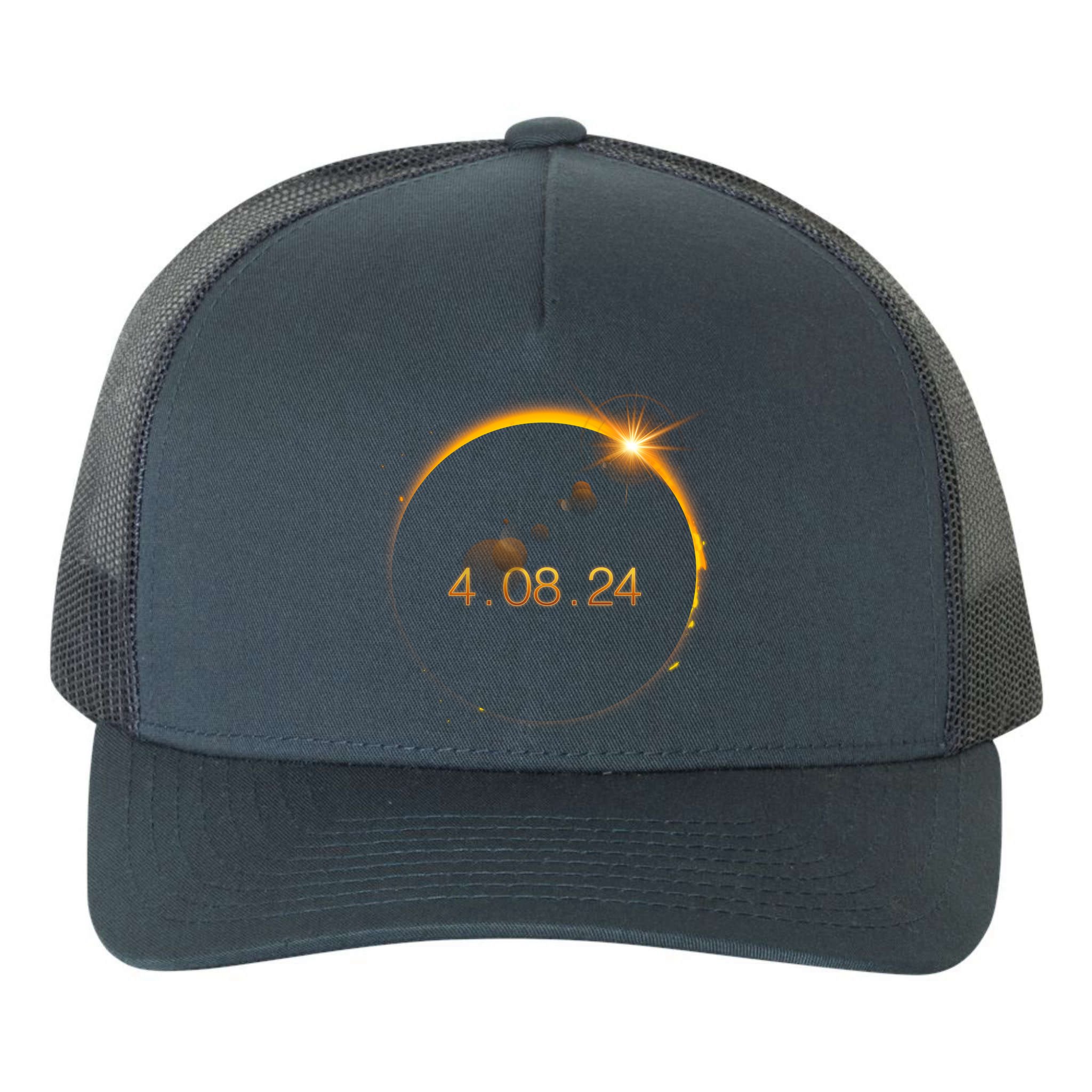 Total Solar Eclipse April 8 2024 Yupoong Adult 5-Panel Trucker Hat