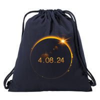 Total Solar Eclipse April 8 2024 Drawstring Bag