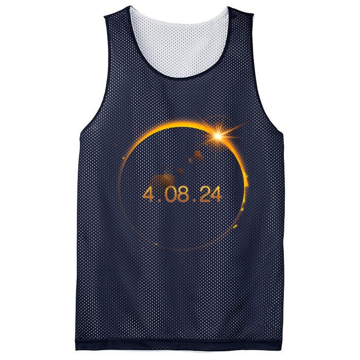 Total Solar Eclipse April 8 2024 Mesh Reversible Basketball Jersey Tank