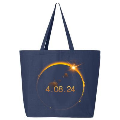 Total Solar Eclipse April 8 2024 25L Jumbo Tote