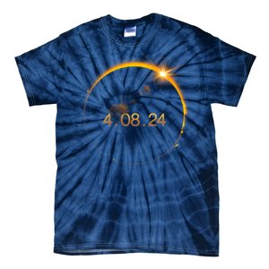 Total Solar Eclipse April 8 2024 Tie-Dye T-Shirt