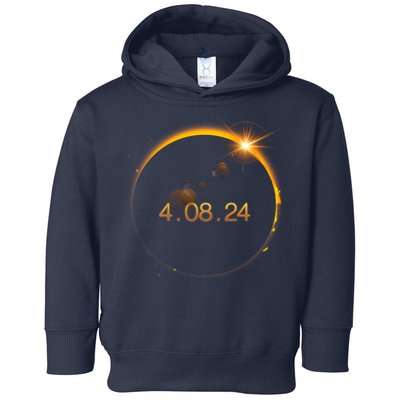 Total Solar Eclipse April 8 2024 Toddler Hoodie