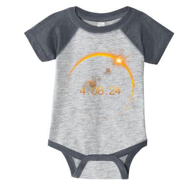Total Solar Eclipse April 8 2024 Infant Baby Jersey Bodysuit