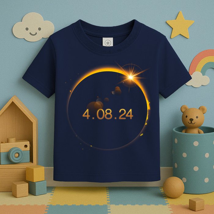 Total Solar Eclipse April 8 2024 Toddler T-Shirt
