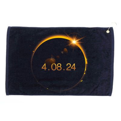 Total Solar Eclipse April 8 2024 Grommeted Golf Towel