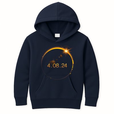 Total Solar Eclipse April 8 2024 Kids Hoodie