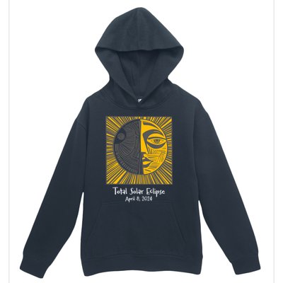 Total Solar Eclipse April 8 2024 Urban Pullover Hoodie