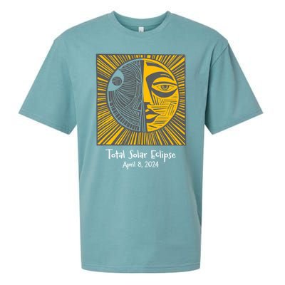 Total Solar Eclipse April 8 2024 Sueded Cloud Jersey T-Shirt