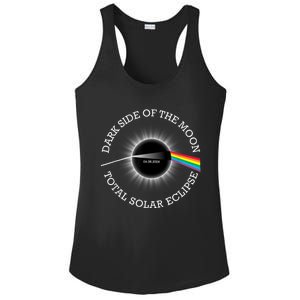 Total Solar Eclipse 04 08 24 Rainbow Totality Dark Side Moon Ladies PosiCharge Competitor Racerback Tank