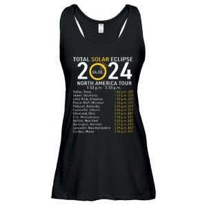 Total Solar Eclipse April 8 2024 Path Of The Eclipse Ladies Essential Flowy Tank