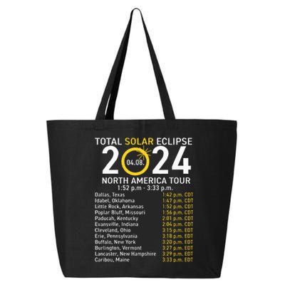 Total Solar Eclipse April 8 2024 Path Of The Eclipse 25L Jumbo Tote