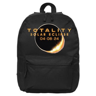 Total Solar Eclipse 04.08.2024 Totality 16 in Basic Backpack