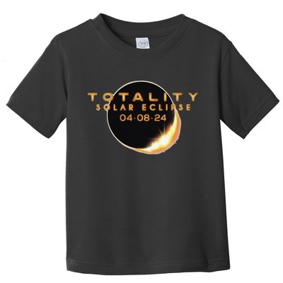 Total Solar Eclipse 04.08.2024 Totality Toddler T-Shirt