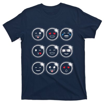 Total Solar Eclipse 04.08.2024 Silly Faces Funny T-Shirt