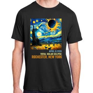 Total Solar Eclipse 04.08.2024 Rochester New York Adult ChromaSoft Performance T-Shirt