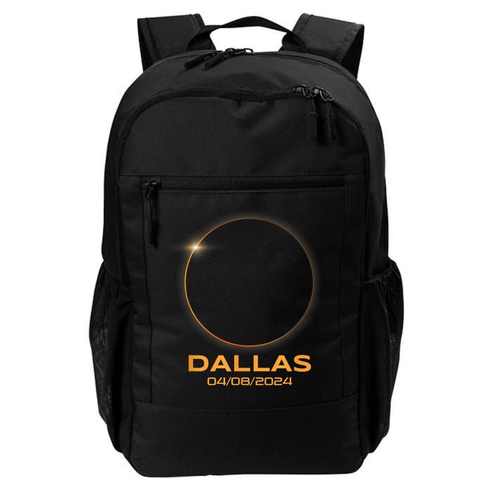 Total Solar Eclipse 2024 Dallas Texas Path Of Totality Daily Commute Backpack