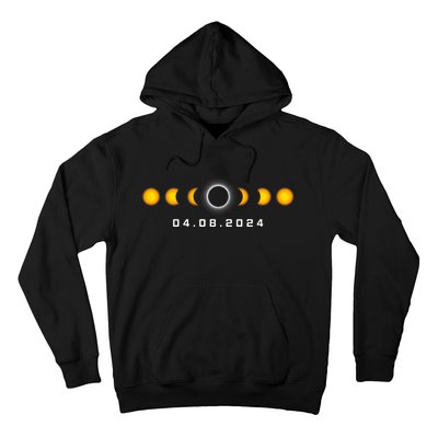 Total Solar Eclipse 04.08.2024 Rochester New York Hoodie