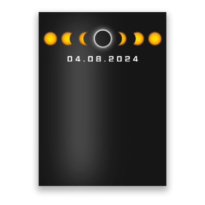 Total Solar Eclipse 04.08.2024 Rochester New York Poster