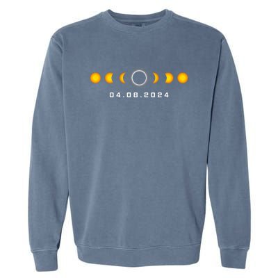 Total Solar Eclipse 04.08.2024 Rochester New York Garment-Dyed Sweatshirt