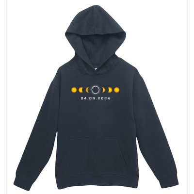 Total Solar Eclipse 04.08.2024 Rochester New York Urban Pullover Hoodie