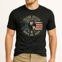Total Solar Eclipse 2024 Totality Eclipse Path 04. 08. 2024 Cooling Performance Crew T-Shirt