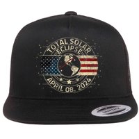 Total Solar Eclipse 2024 Totality Eclipse Path 04. 08. 2024 Flat Bill Trucker Hat