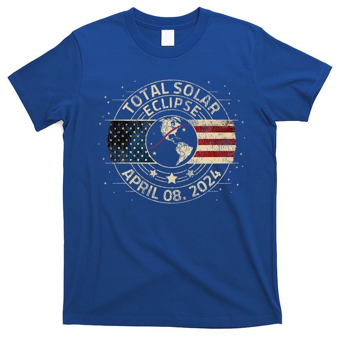 Total Solar Eclipse 2024 Totality Eclipse Path 04. 08. 2024 T-Shirt