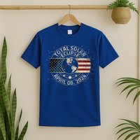 Total Solar Eclipse 2024 Totality Eclipse Path 04. 08. 2024 T-Shirt