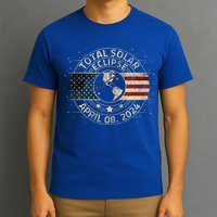 Total Solar Eclipse 2024 Totality Eclipse Path 04. 08. 2024 T-Shirt