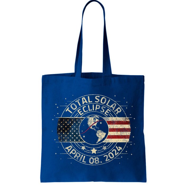 Total Solar Eclipse 2024 Totality Eclipse Path 04. 08. 2024 Tote Bag