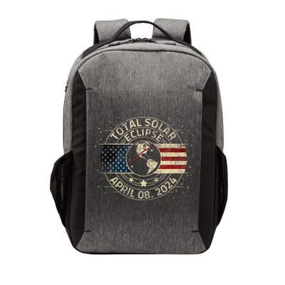 Total Solar Eclipse 2024 Totality Eclipse Path 04. 08. 2024 Vector Backpack
