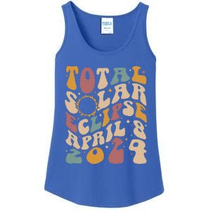 Total Solar Eclipse April 08 2024 Ladies Essential Tank