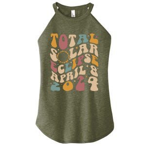 Total Solar Eclipse April 08 2024 Women's Perfect Tri Rocker Tank