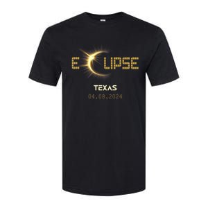 Total Solar Eclipse Texas Totality Usa April 8th 2024 Texas Softstyle CVC T-Shirt