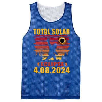 Total Solar Eclipse 04.08.2024 Sasquatch Bigfoot Mesh Reversible Basketball Jersey Tank