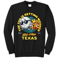 Texas Solar Eclipse Apr 8 2024 Sun Is Getting Mooned Sweatshirt