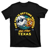 Texas Solar Eclipse Apr 8 2024 Sun Is Getting Mooned T-Shirt