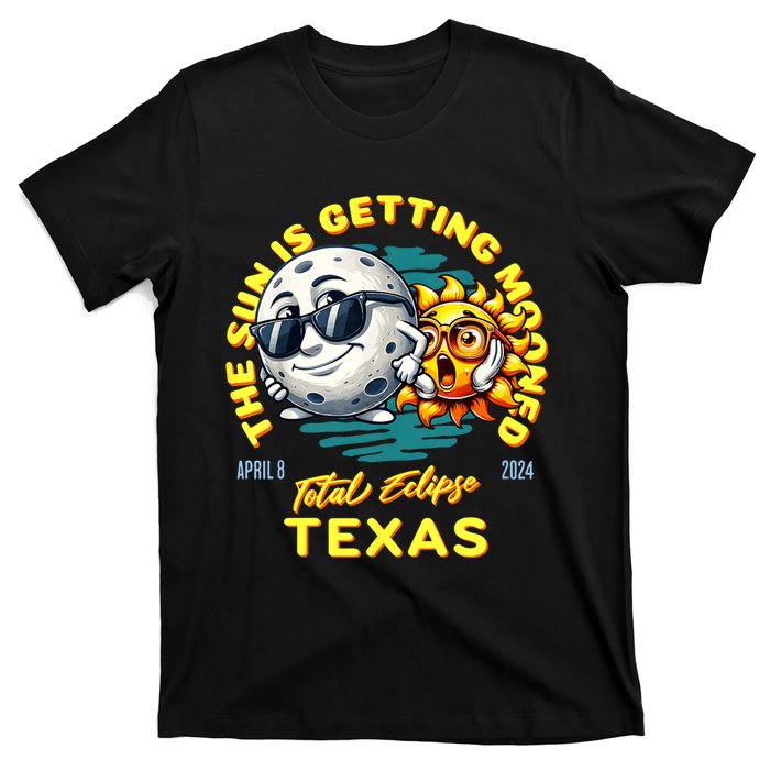 Texas Solar Eclipse Apr 8 2024 Sun Is Getting Mooned T-Shirt