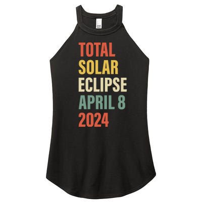 Total Solar Eclipse April 8 Women’s Perfect Tri Rocker Tank